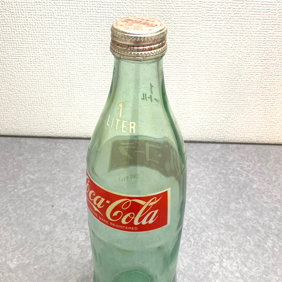 昭和レトロ コカ・コーラ 1L 空瓶 山陽コカ・コーラボトリング / 小城